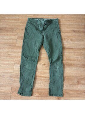 Khakis By Gap Mid Rise Skinny Mini Denim Jeans Green Women’s Size 4